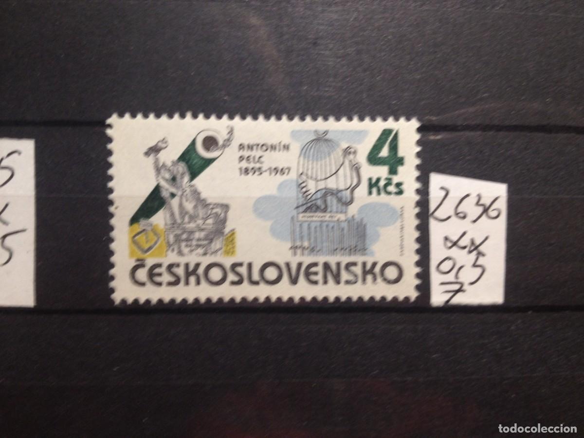 Selos: SELLOS DE CHECOSLOVAQUIA. NUEVOS SIN FIJASELLOS. YVERT N&ordm; 2636
