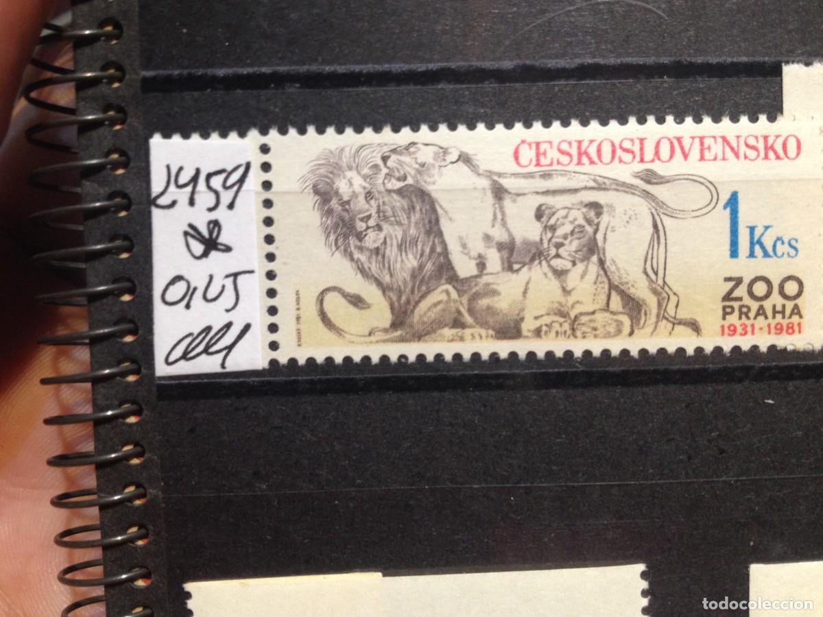 Selos: SELLOS DE CHECOSLOVAQUIA. NUEVOS CON FIJASELLOS. YVERT N&ordm; 2459