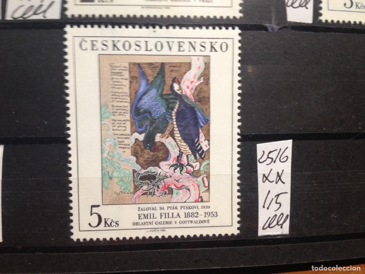 Selos: SELLOS DE CHECOSLOVAQUIA. NUEVOS SIN FIJASELLOS. YVERT N&ordm; 2516