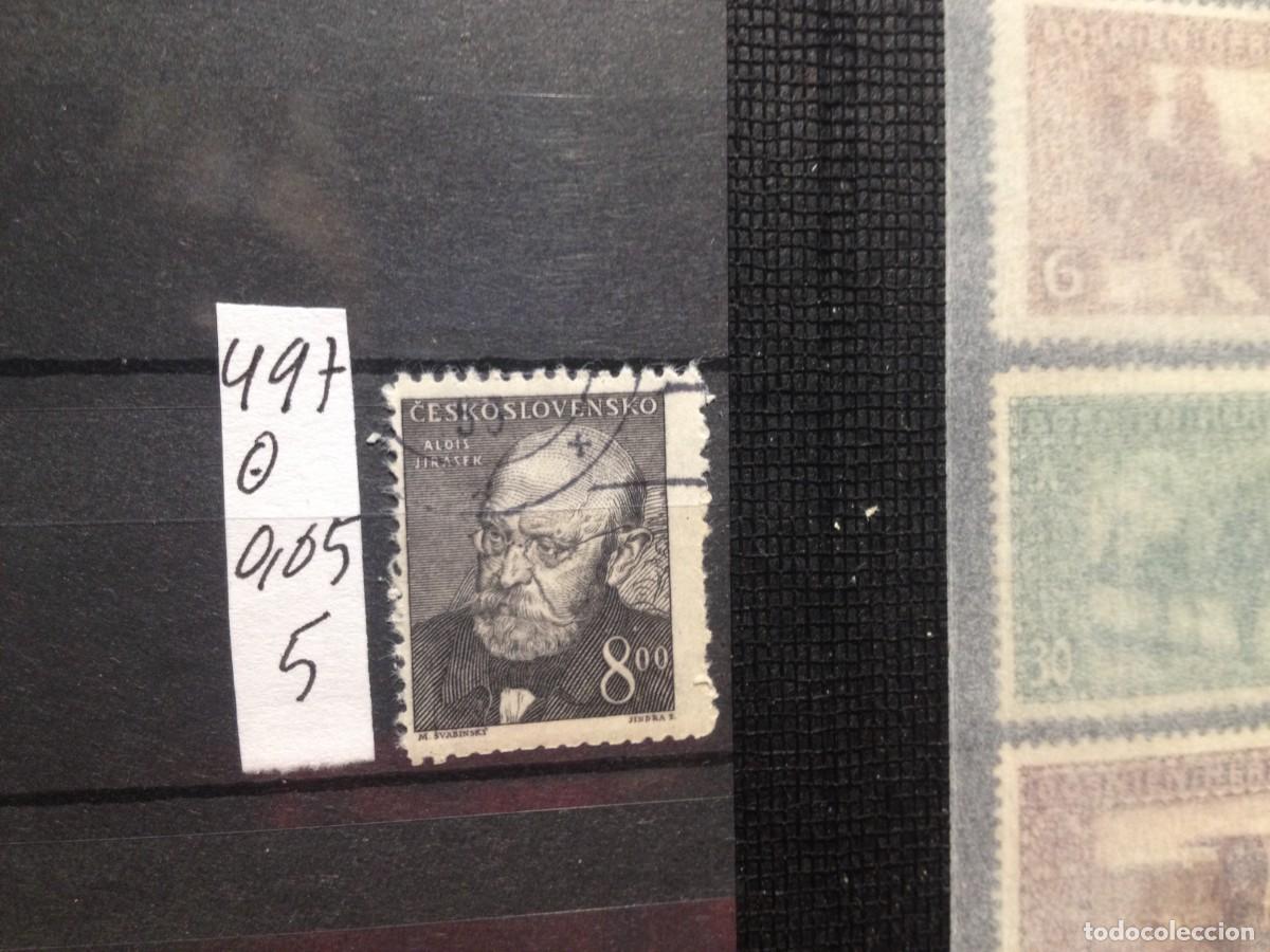 Briefmarken: SELLOS DE CHECOSLOVAQUIA. USADOS. YVERT N&ordm; 497