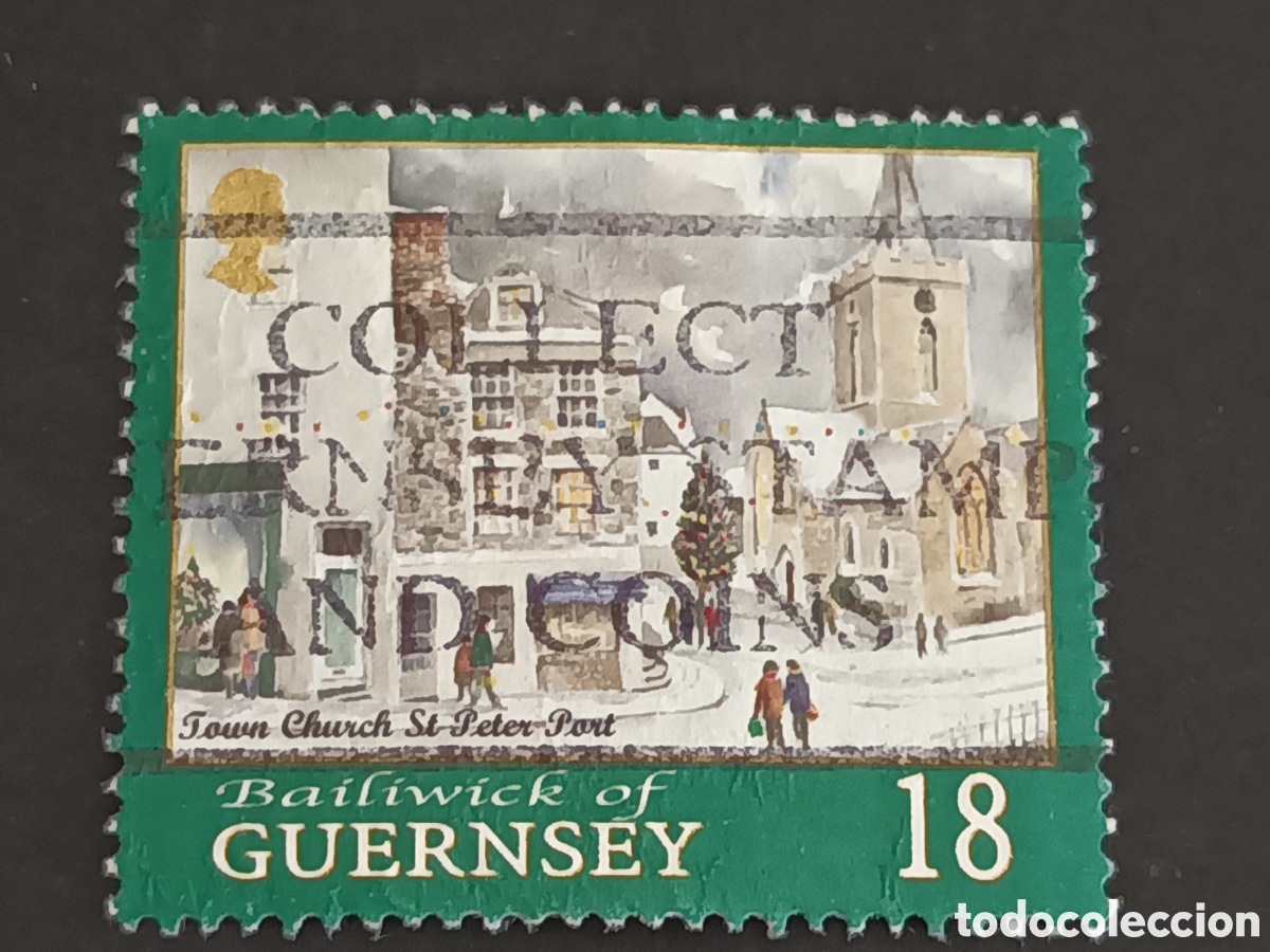 Sellos: GUERNSEY. SELLO USADO. - Foto 1