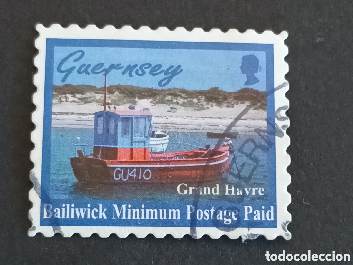 Sellos: GUERNSEY. SELLO USADO. - Foto 1