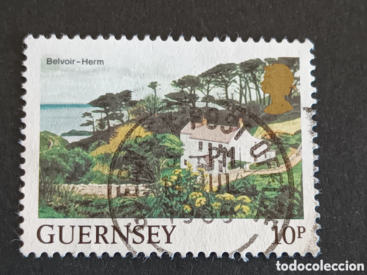 Sellos: GUERNSEY. SELLO USADO. - Foto 1