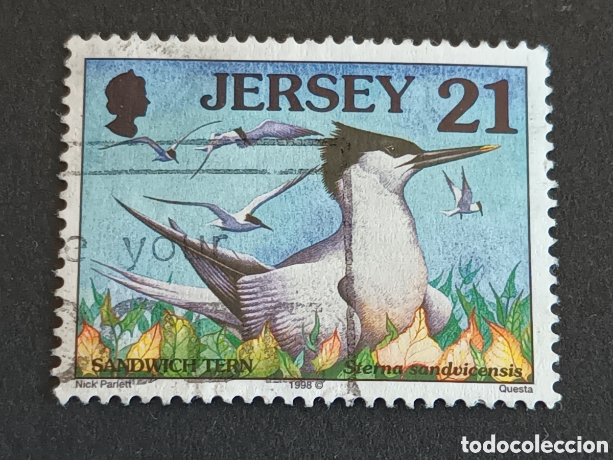 Sellos: JERSEY. SELLO USADO. - Foto 1