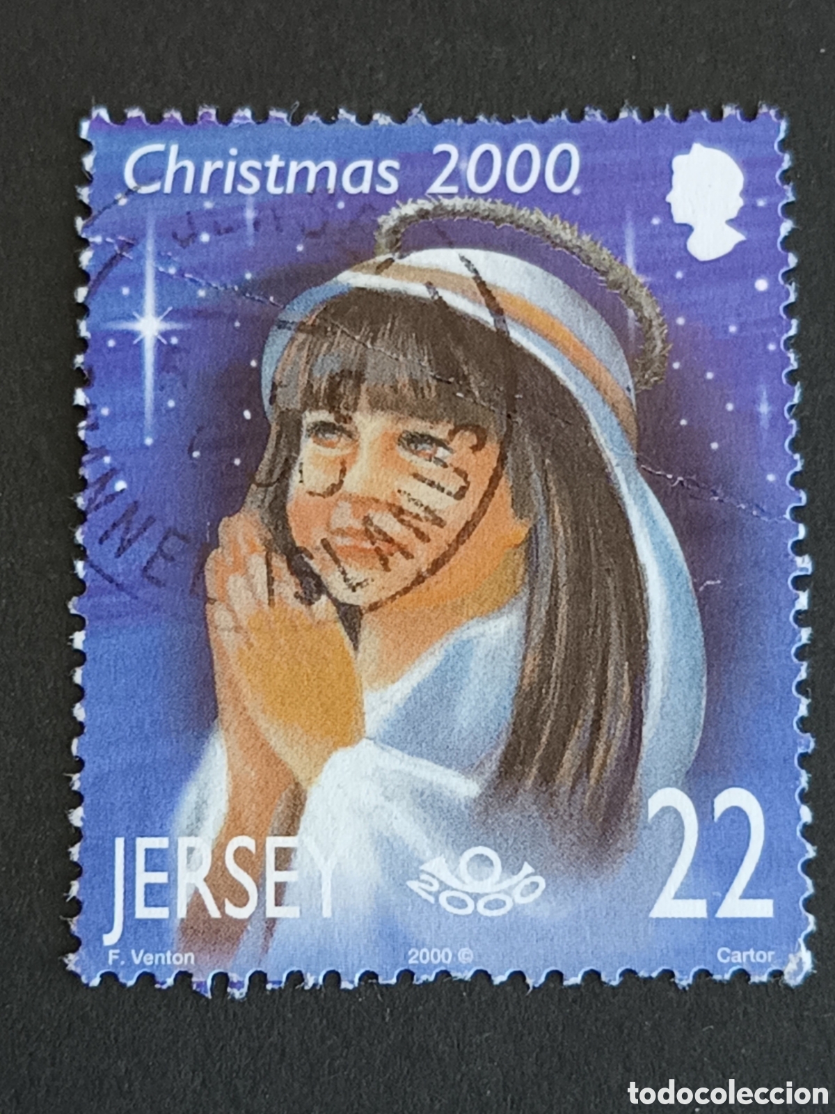 Sellos: JERSEY. SELLO USADO. - Foto 1