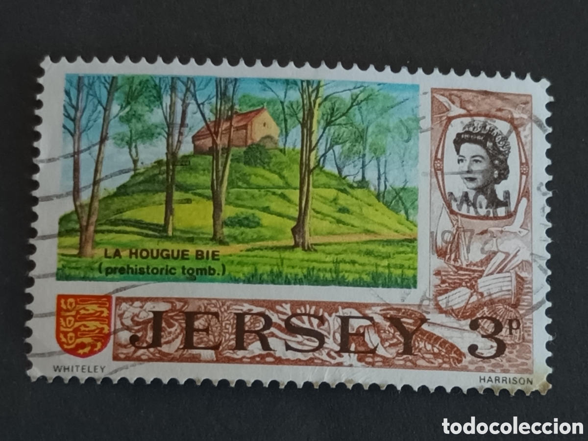 Sellos: JERSEY. SELLO USADO. - Foto 1
