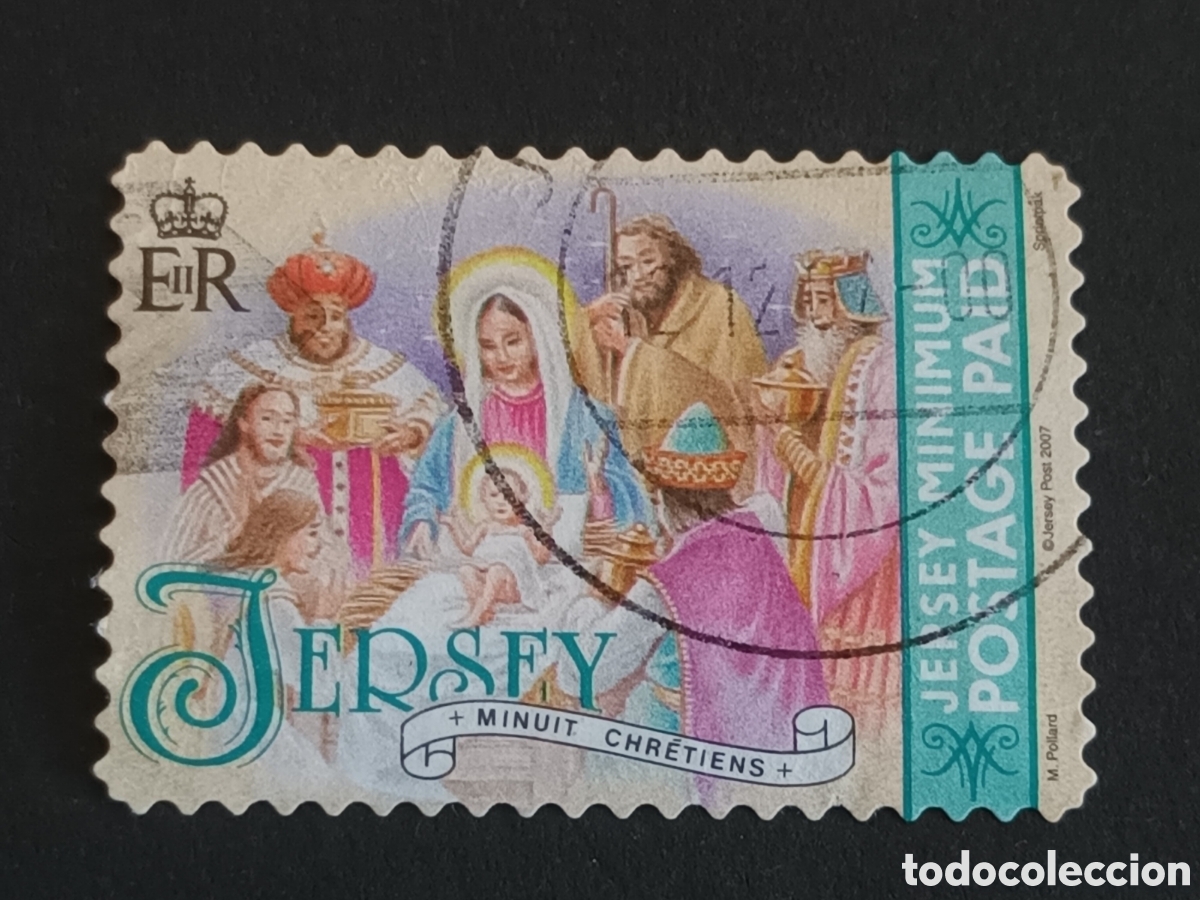 Sellos: JERSEY. SELLO USADO. - Foto 1