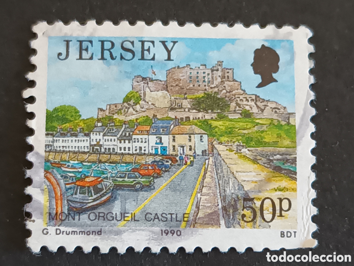 Sellos: JERSEY. SELLO USADO. - Foto 1