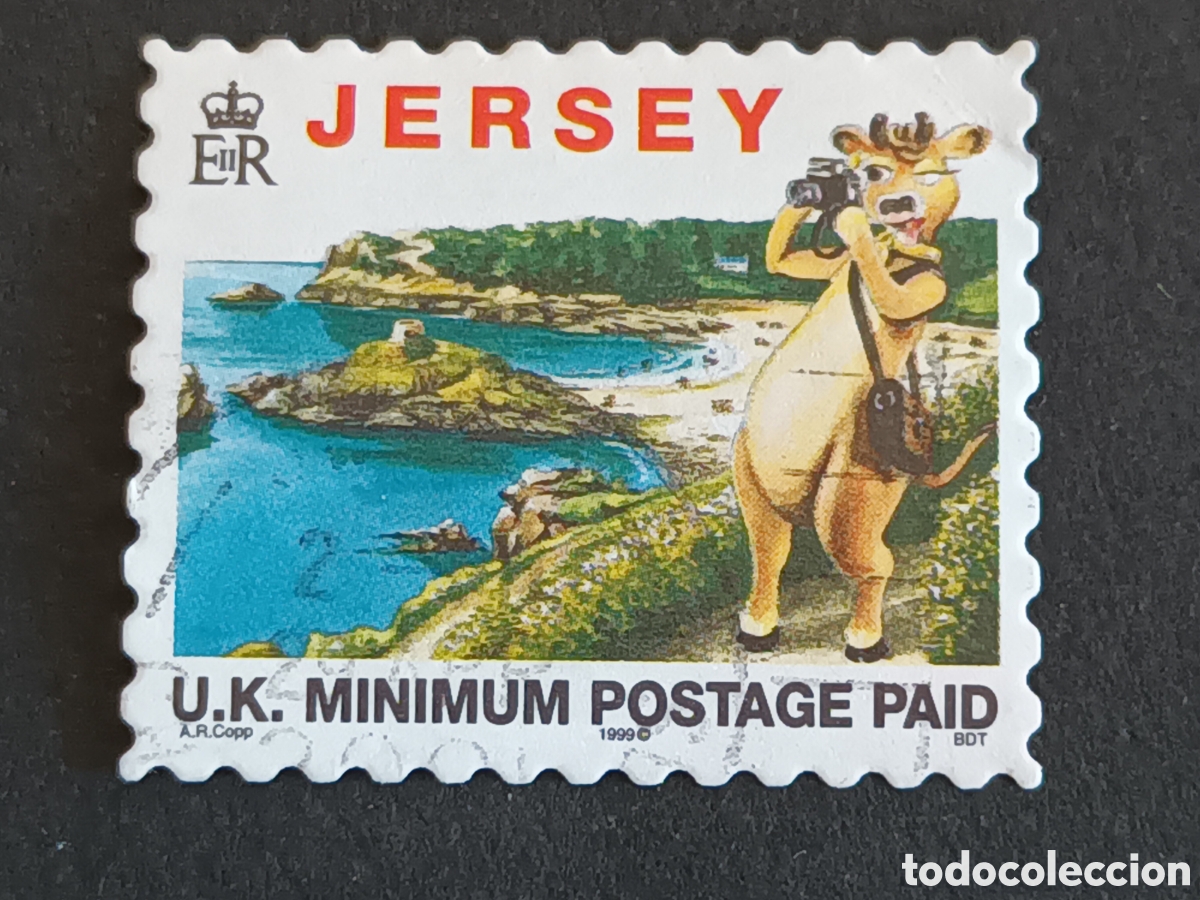 Sellos: JERSEY. SELLO USADO. - Foto 1
