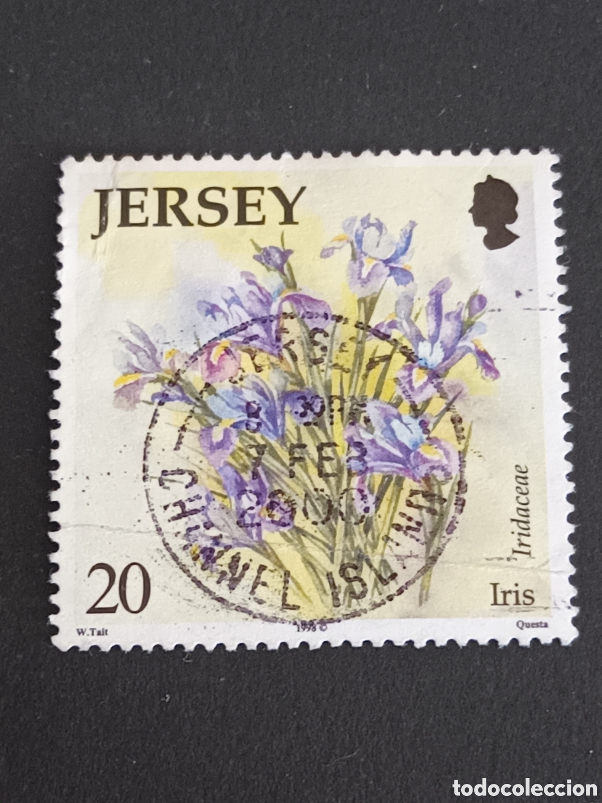 Sellos: JERSEY. 1998. USADO. - Foto 1