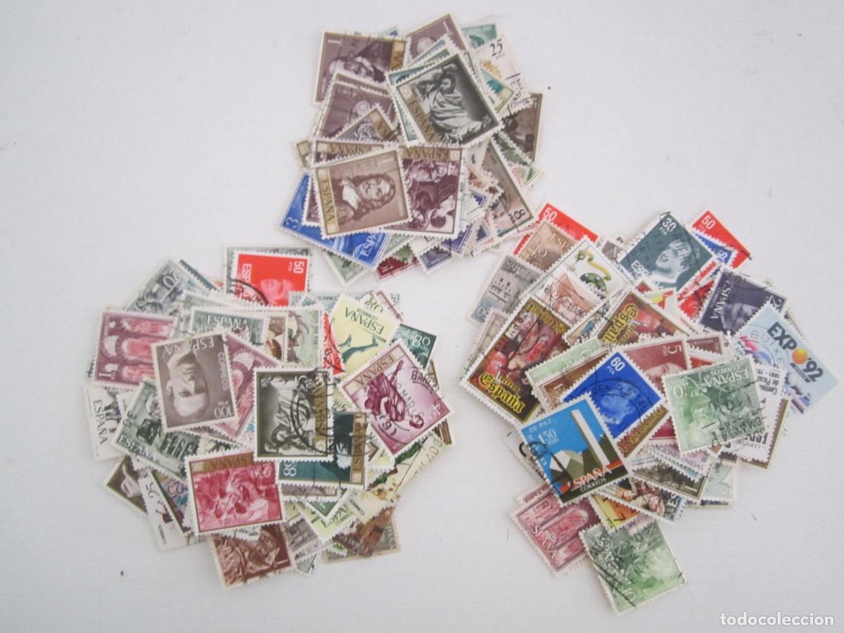 Timbres: LOTE DE 250 SELLOS ESPA&Ntilde;A UASADOS
