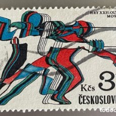 Sellos: CHECOSLOVAQUIA. JUEGOS OLÍMPICOS. MOSCÚ. 1980