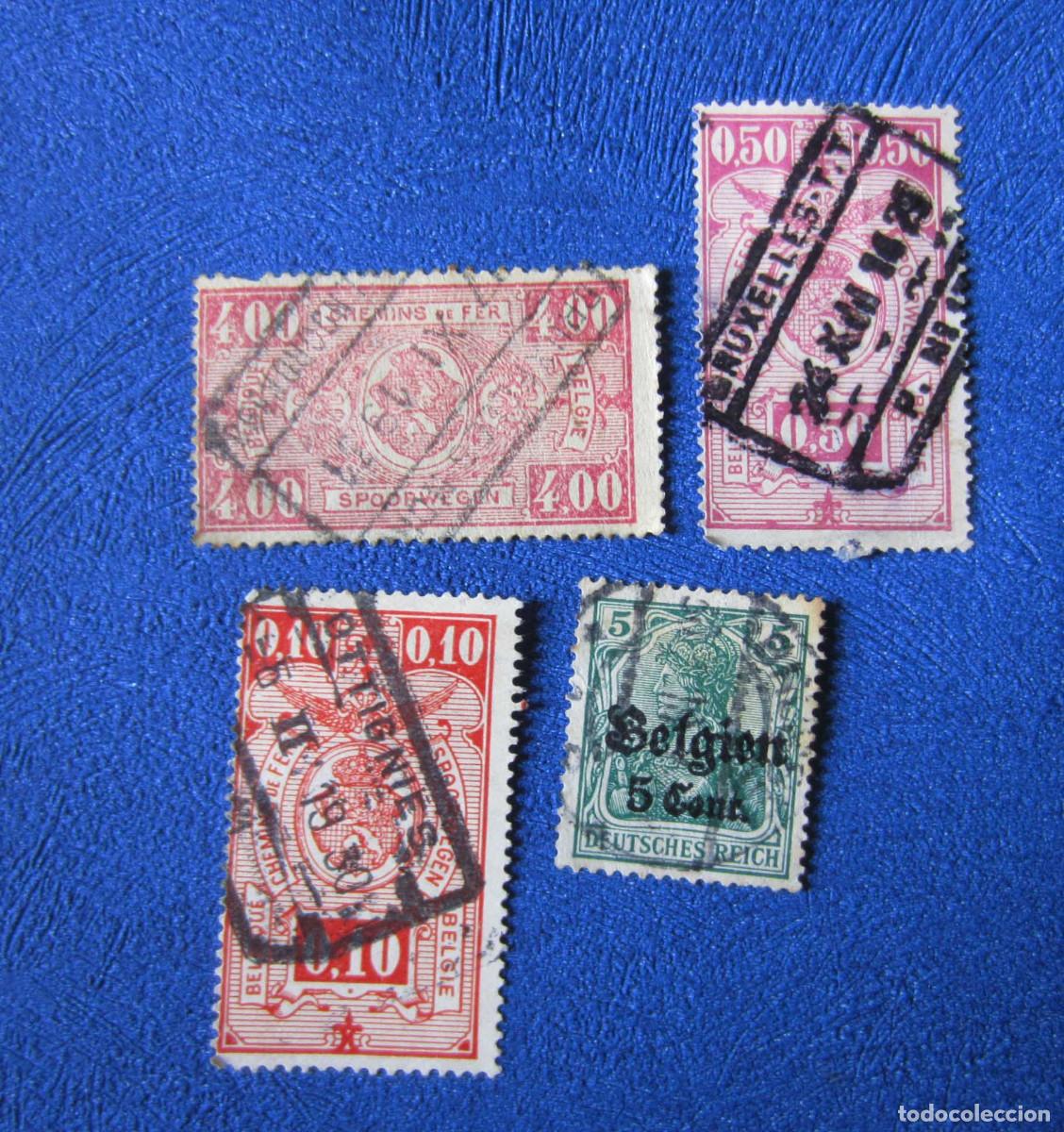Sellos: SELLOS ANTIGUOS BELGICA SERIE BASICA