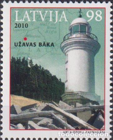 Sellos: Letonia 2010 faros MNH - Foto 1