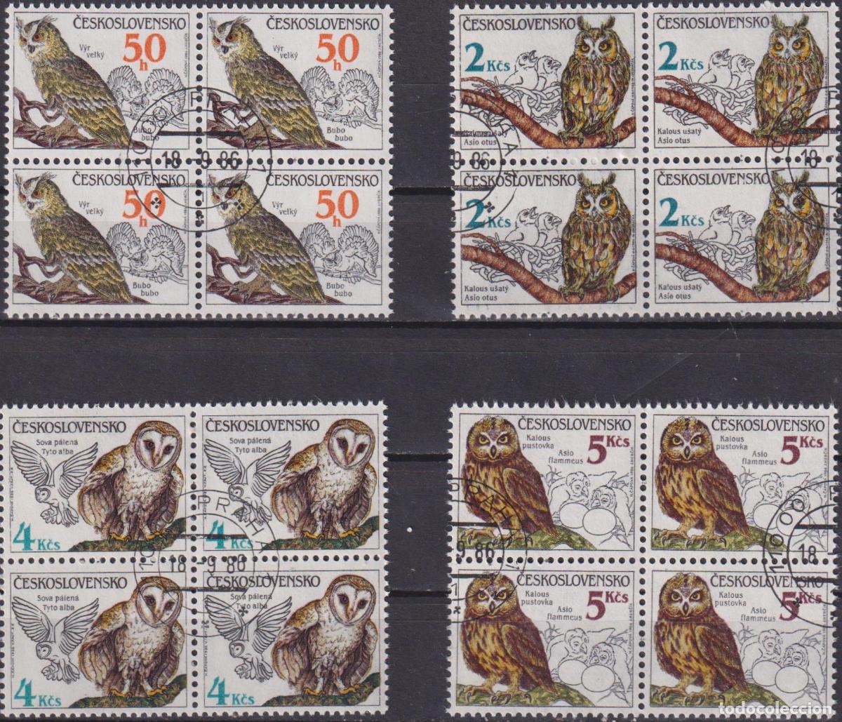 Sellos: Checa 1986 B&uacute;hos B&uacute;hos U - Foto 1