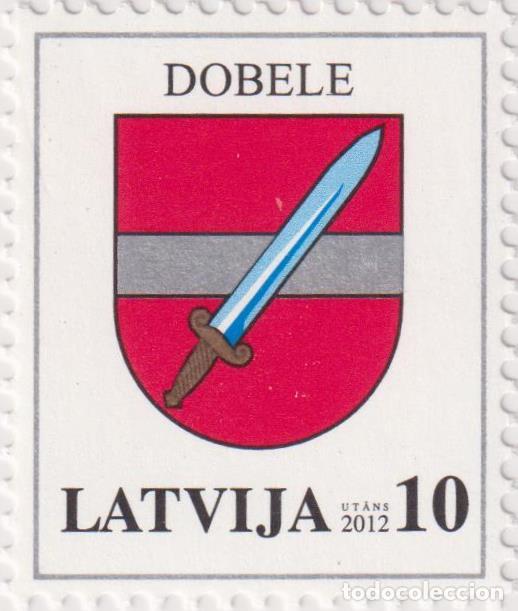 Sellos: Letonia 2012 Escudos de Letonia - Dobele Arma MNH - Foto 1
