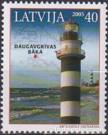 Sellos: Letonia 2005 Faros de Letonia faros MNH - Foto 1