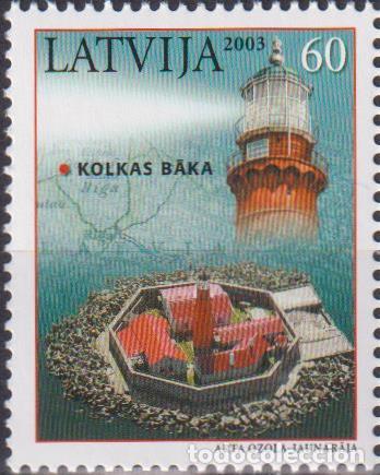 Sellos: Letonia 2003 Faros de Letonia faros MNH - Foto 1
