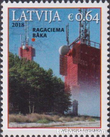 Sellos: Letonia 2018 faros MNH - Foto 1