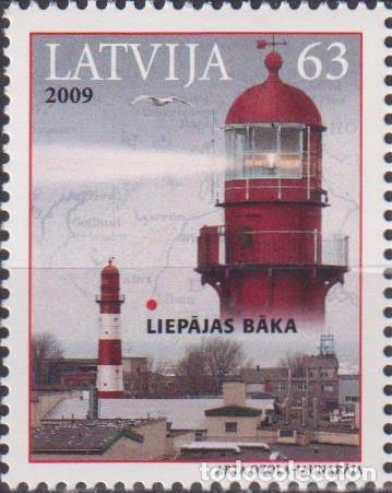 Sellos: Letonia 2009 Faros de Letonia faros MNH - Foto 1