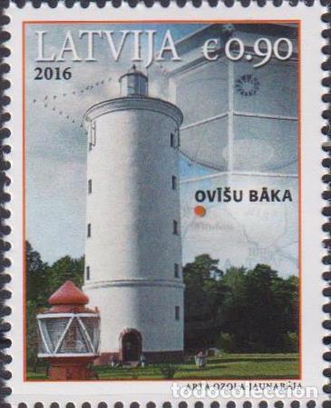 Sellos: Letonia 2016 Faros de Letonia faros MNH - Foto 1