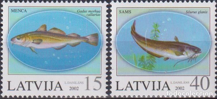 Sellos: Letonia 2002 Pez Pez MNH - Foto 1