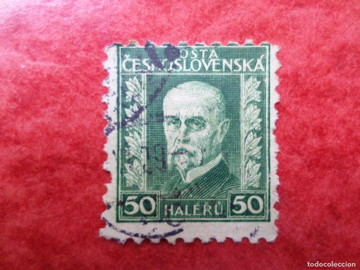 Briefmarken: checoslovaquia, 1926, presidente masaryk, Yvert 217