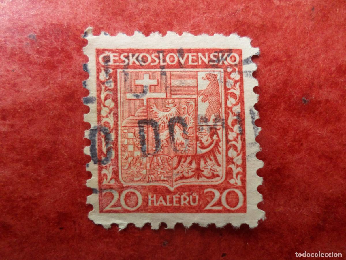Timbres: checoslovaquia, 1929, escudo, Yvert 254