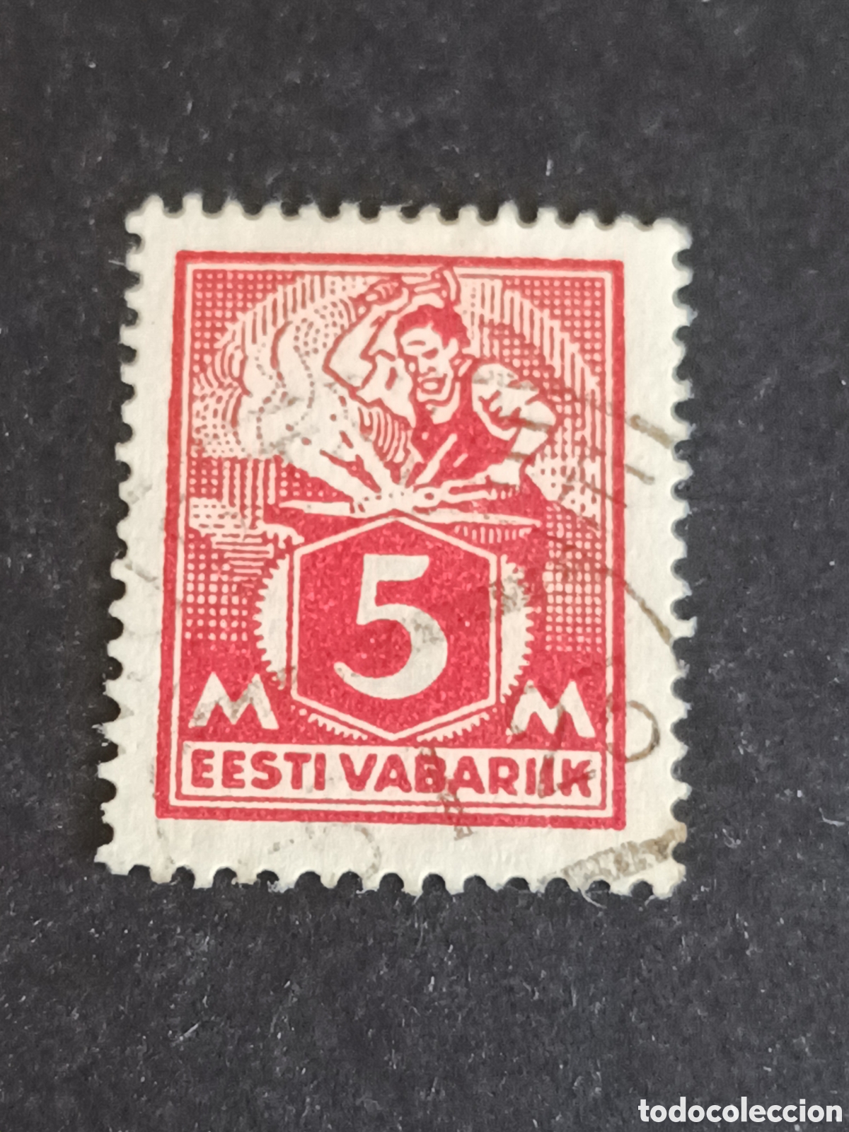 Sellos: ESTONIA. SELLO USADO. - Foto 1