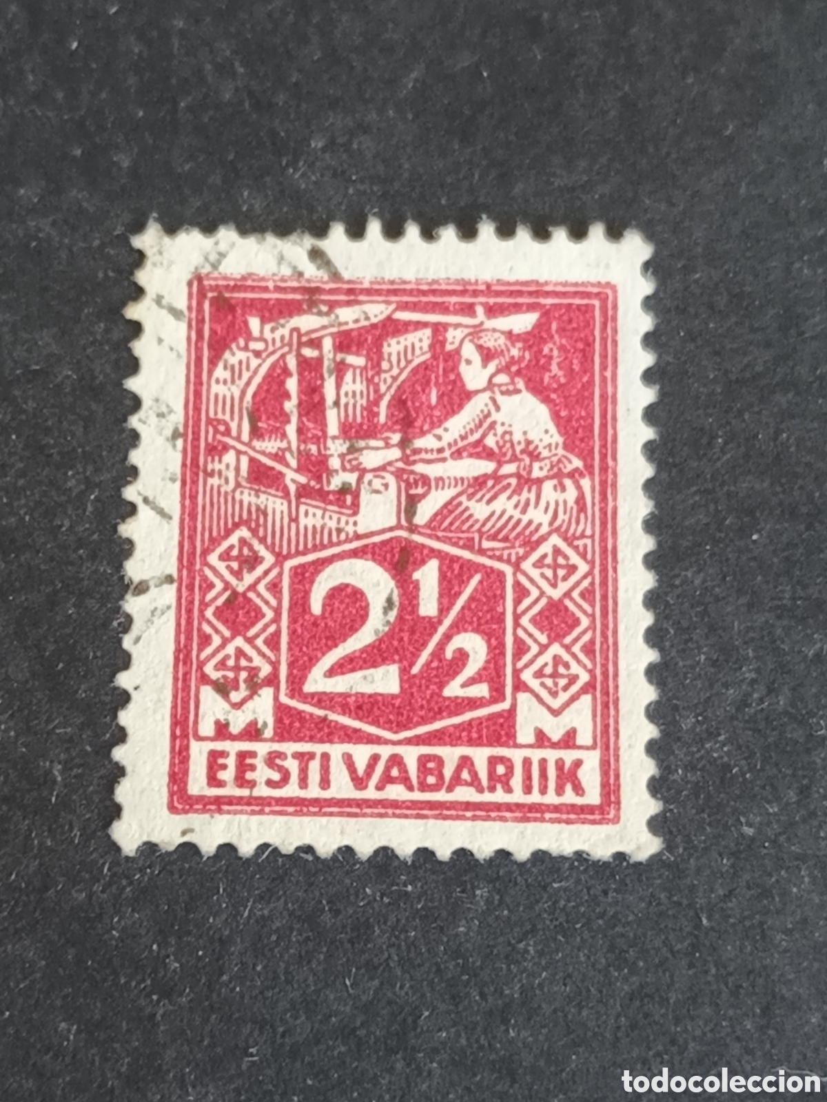 Sellos: ESTONIA. SELLO USADO. - Foto 1