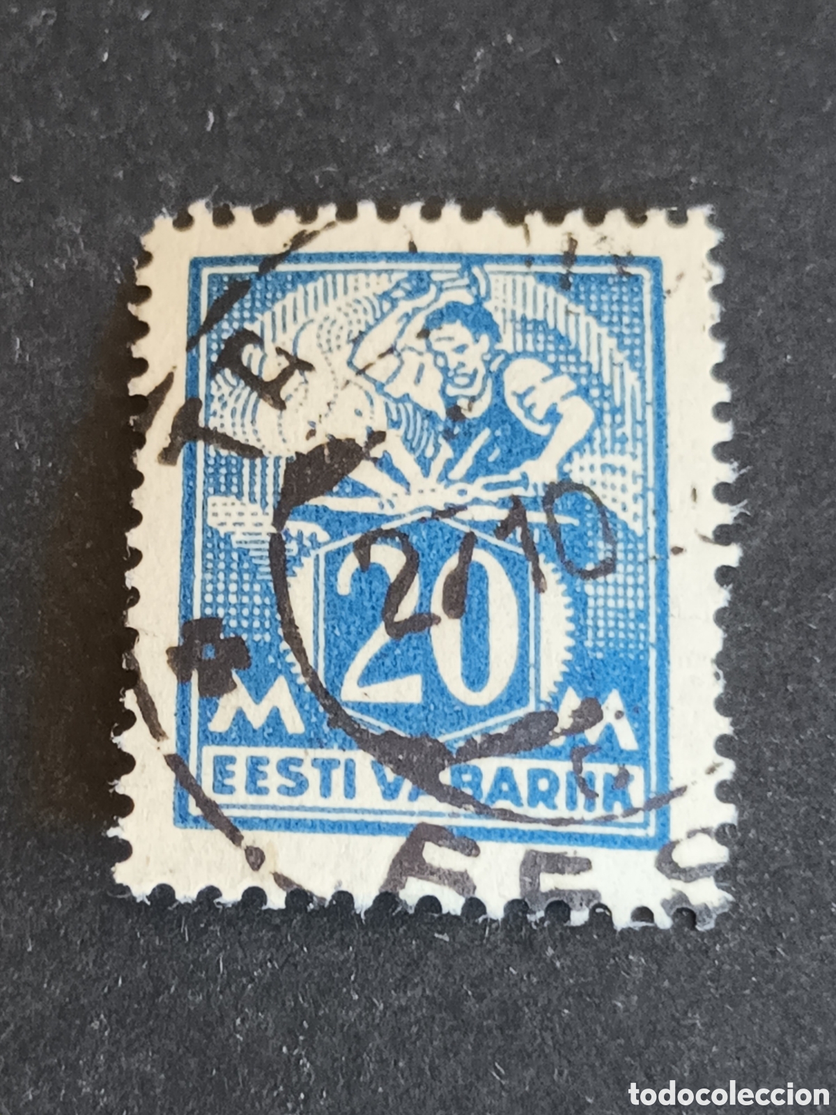 Sellos: ESTONIA. SELLO USADO. - Foto 1