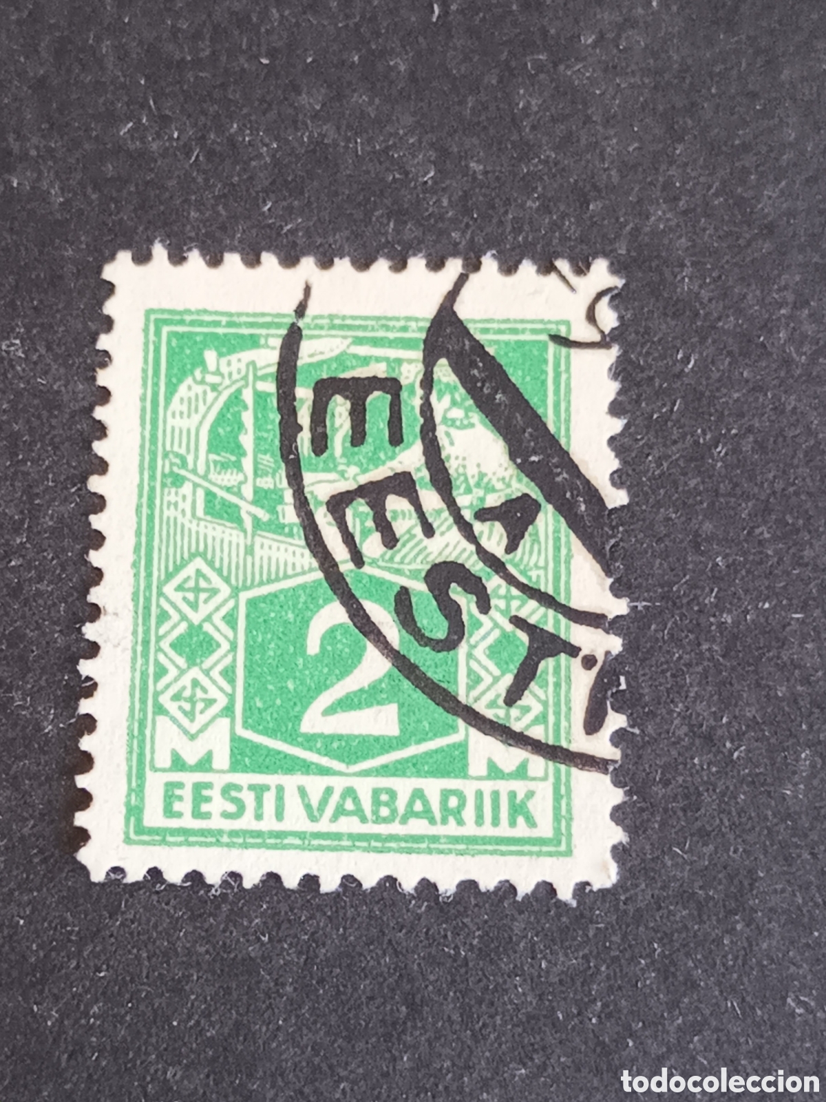 Sellos: ESTONIA. SELLO USADO. - Foto 1