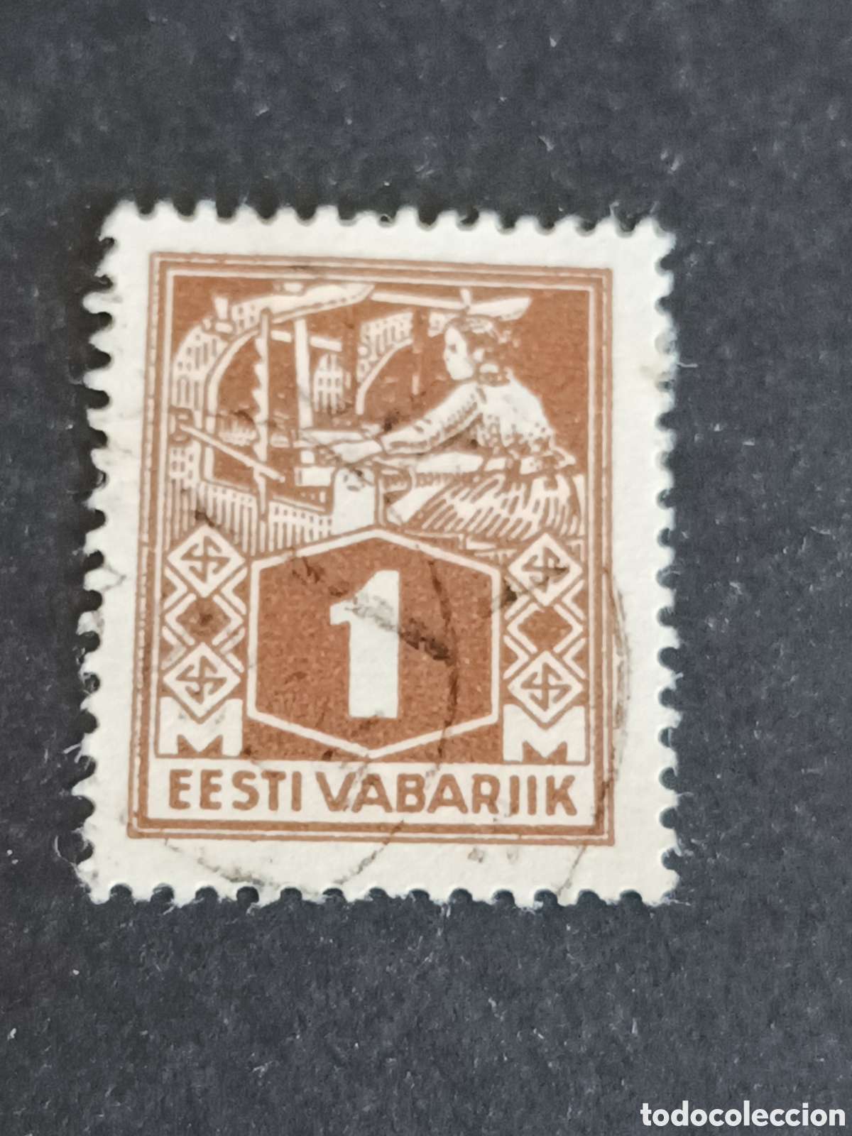 Sellos: ESTONIA. SELLO USADO. - Foto 1