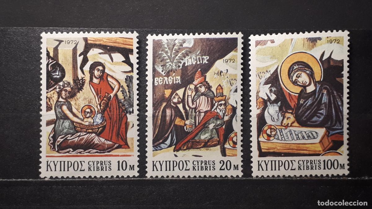 Sellos: CHIPRE **. A&Ntilde;O 1972 Yvert. 376/8 - Foto 1