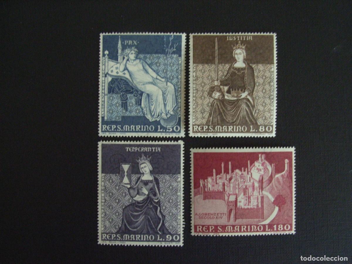 Briefmarken: SAN MARINO N&ordm; YVERT 728/1*** A&Ntilde;O 1968. PINTURAS DE A. LORENZETTI