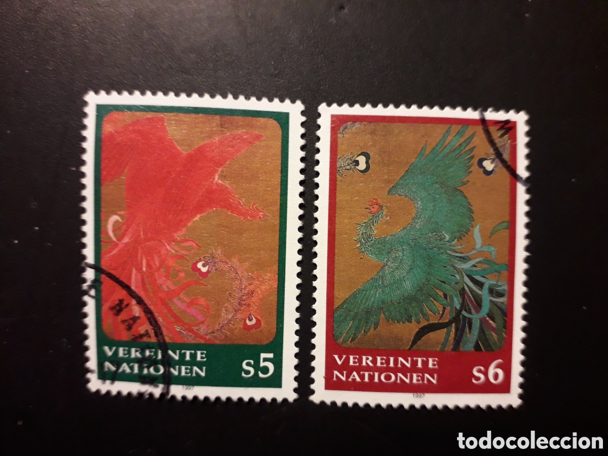 Briefmarken: NACIONES UNIDAS, VIENA YVERT 240/1 SERIE CTA USADA 1995 PINTURAS JAPONESAS PEDIDO M&Iacute;NIMO 3&euro;