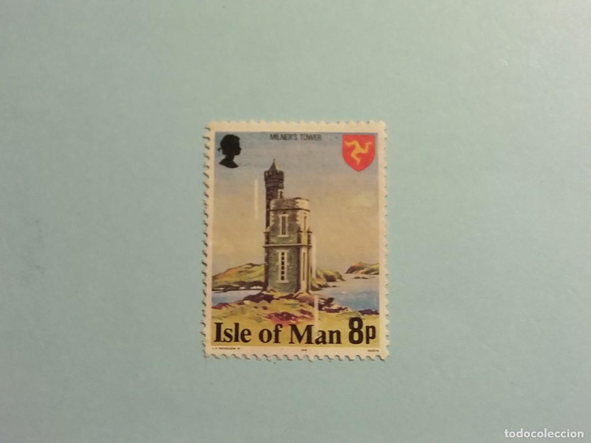 Sellos: ISLA DE MAN 1978 - EDIFICIOS - La Torre de Milner. - Foto 1