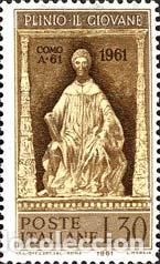 Selos: Italia - Correo terrestre - IT00848 - 1961 19&ordm; Cent. de Plinio El Joven Lujo