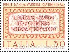 Selos: Italia - 1195 - 1974 Bimilenario de Varron Lujo