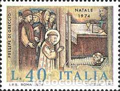 Selos: Italia - 1204 - 1974 Navdad-fresco-Lujo