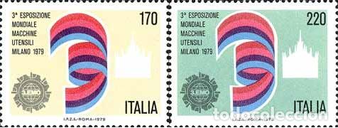 Selos: Italia - 1397/98 - 1979 3&ordm; Exp. mundial de m&aacute;quinas herramienta Lujo