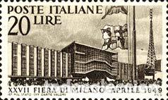 Sellos: Italia - 536 - 1949 27&ordf; Feria de Mil&aacute;n Lujo