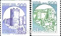 Selos: Italia - 1501/02 - 1981 Serie castillos Lujo