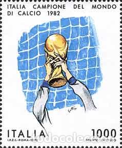 Sellos: Italia - 1542 - 1982 Italia, campeona del mundo de f&uacute;tbol Lujo