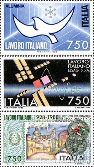 Sellos: Italia - 1795/97 - 1988 Trabajos italianos en el mundo Lujo