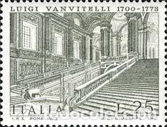 Timbres: Italia - 1123 - 1973 200&ordm; Aniv. muerte del arquitecto Luigi Vanvitelli-pa&ntilde;acio