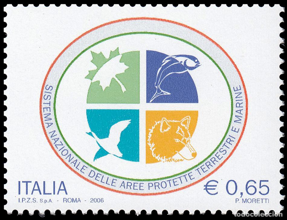 Selos: Italia Italy 2893 2006 Organizaci&oacute;n Nacional para la protecci&oacute;n de zonas terre