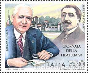 Selos: Italia - 1930 - 1991 Jornada de la filatelia Lujo