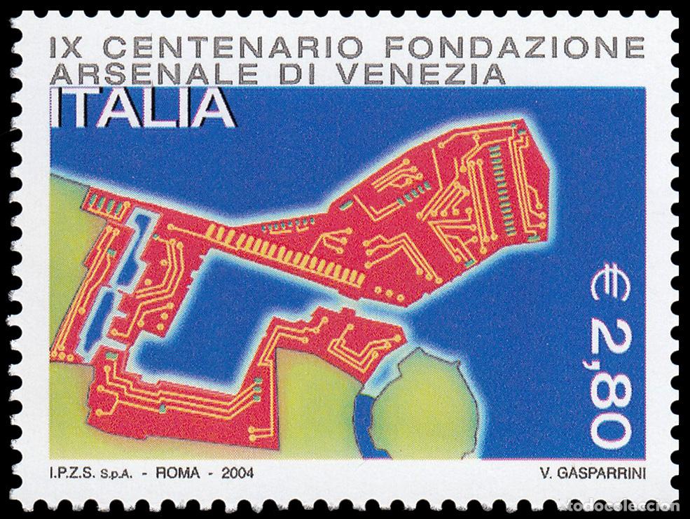 Francobolli: Italia Italy 2747 2004 900 aniv. fundaci&oacute;n Arsenal de Venecia MNH