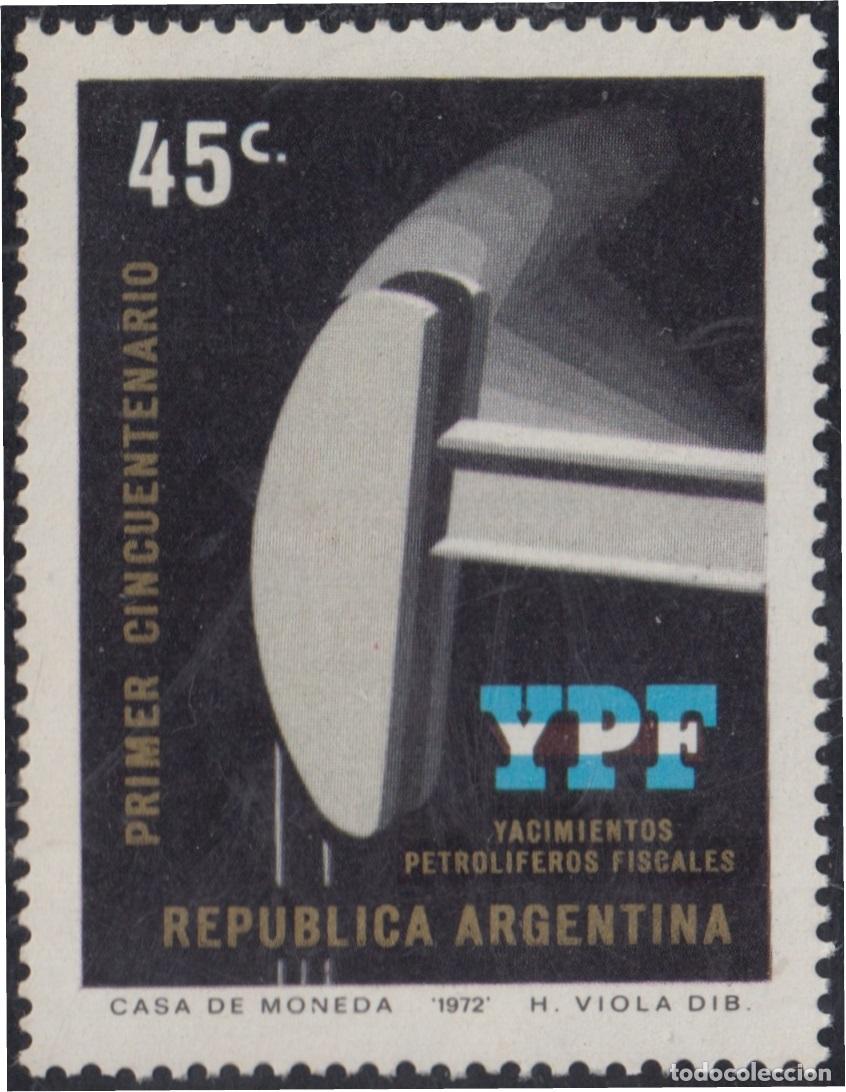 Stamps: Argentina 926 1972 50 A&ntilde;os de la explotaci&oacute;n del petr&oacute;leo MH
